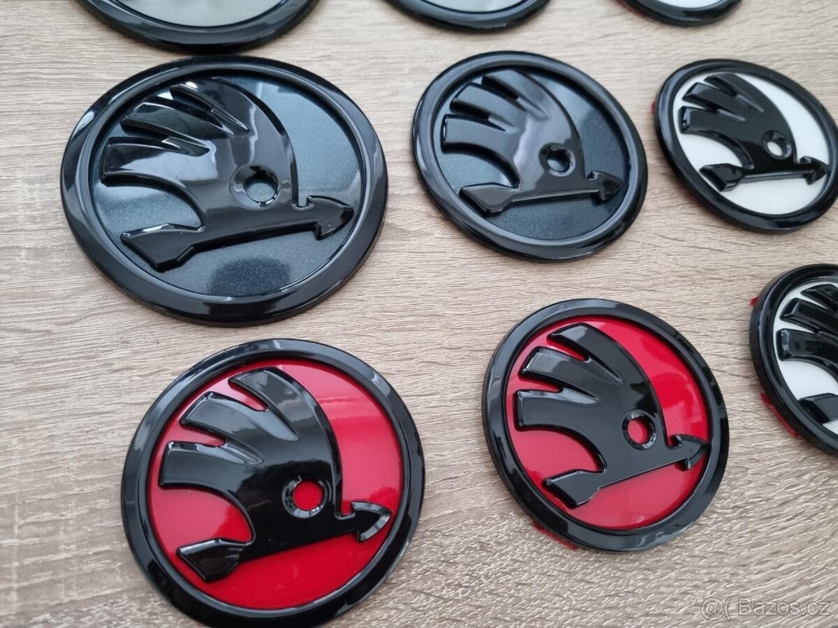 Farebné znaky - logo na ŠKODA - 12