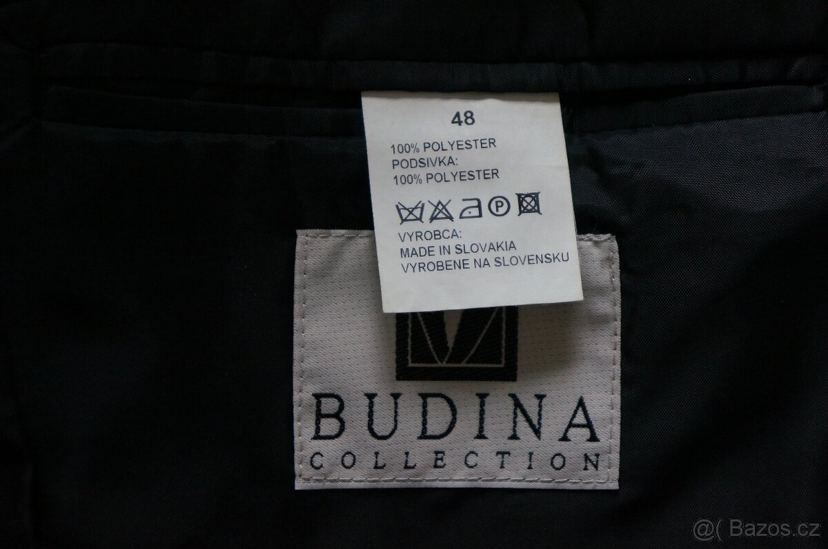 Pánská společenský oblek Budina velikost 48 - 12