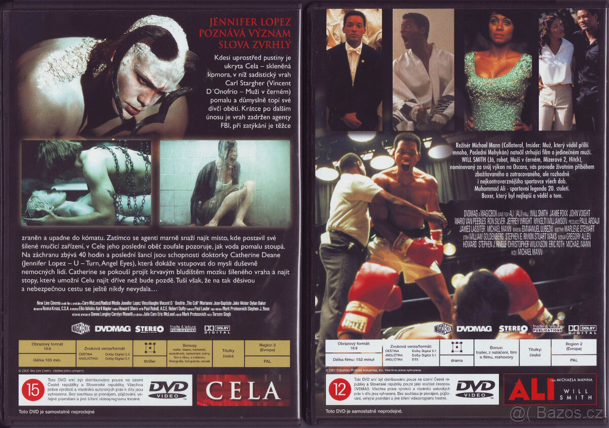 Filmy na DVD, 20x originál v plastovém boxu - 12