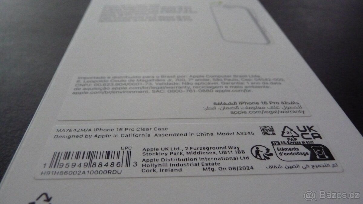 Original Apple průhledný kryt s MagSafe na iPhone 16 Pro - 12