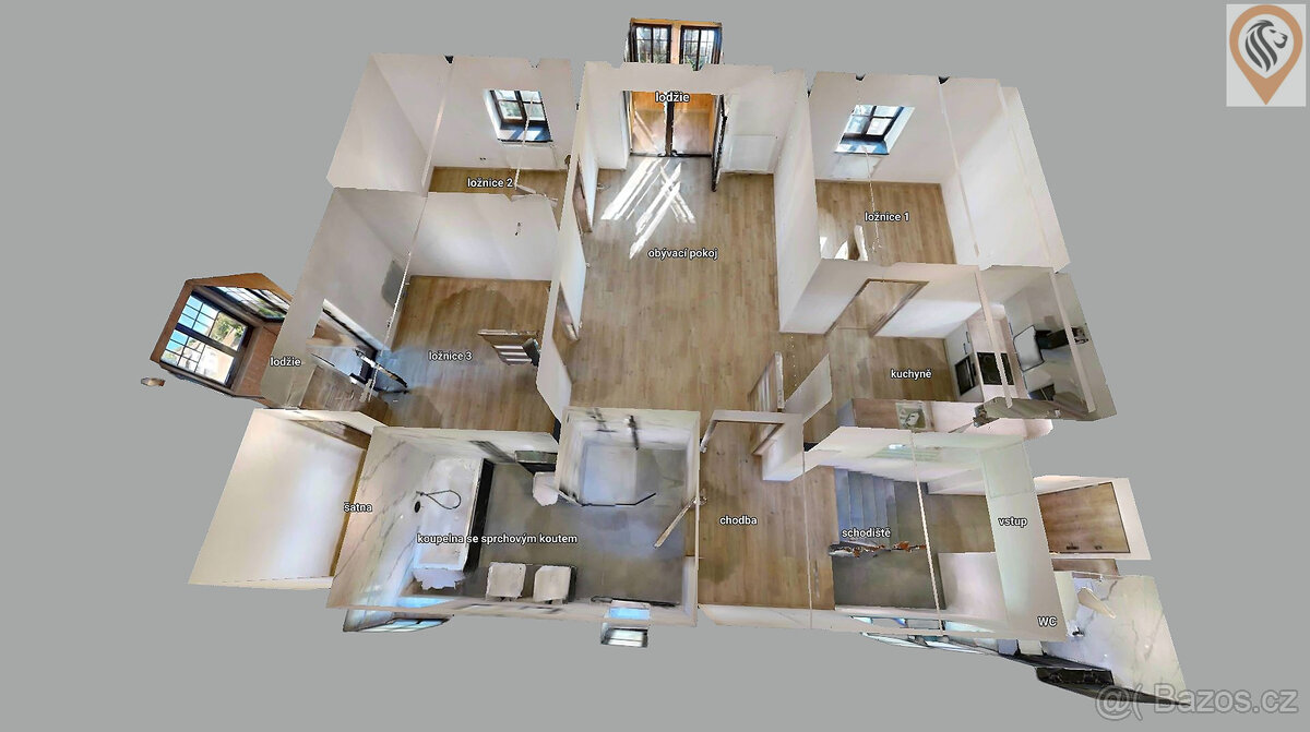 Výjimečný prostor, klid, soukromí a kvalita, 4+kk 99 m2, Zám - 12