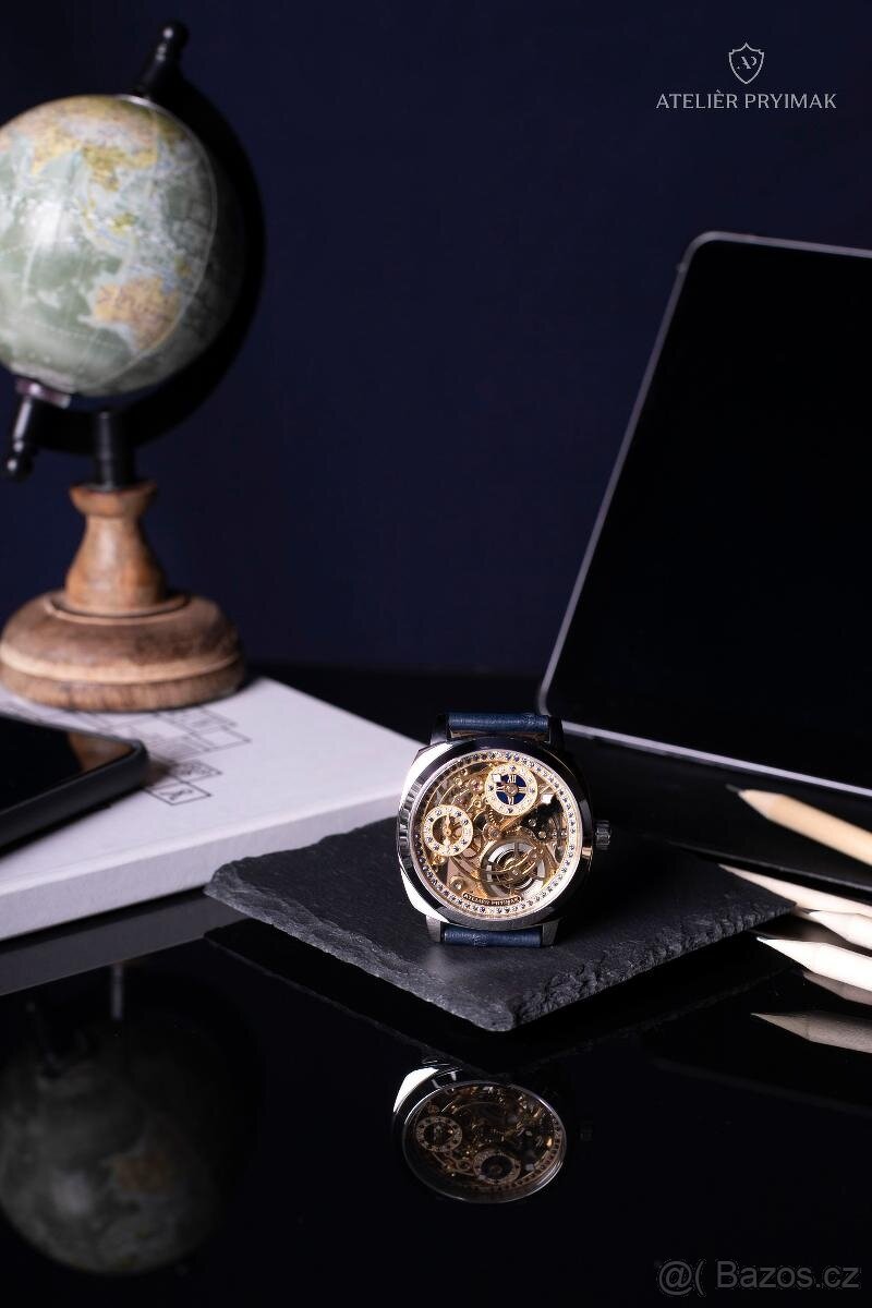 Skeletové Hodinky Ateliér Pryimak – Orloj 1410 - 12