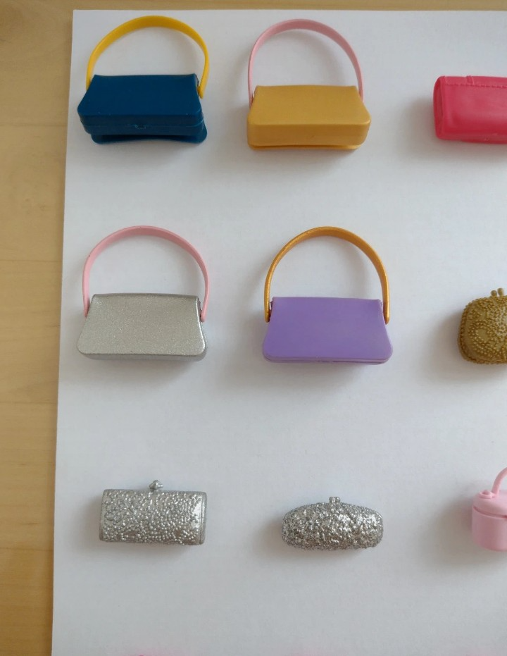 Kabelky, psaníčka, peněženka, diář pro panenky - 12