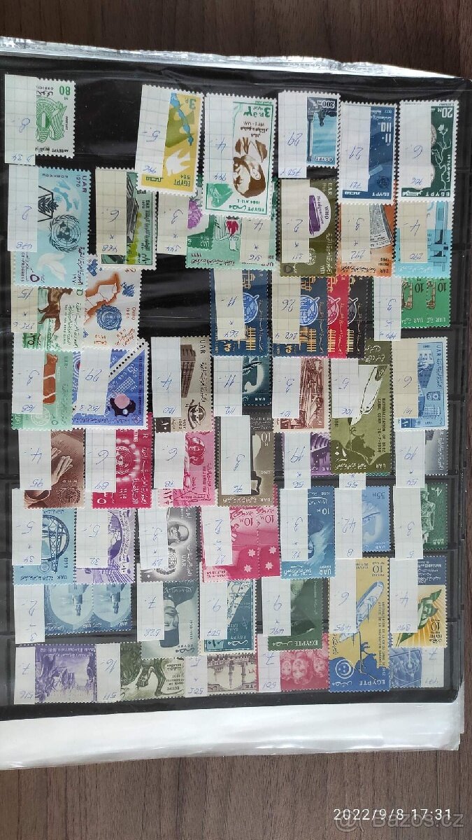 Filatelie-23 prodám známky cizina staré i nové - 12