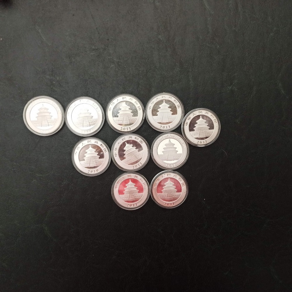 STŘÍBRO a ZLATO American Eagle, Maple, Panda a US Morgan atd - 12