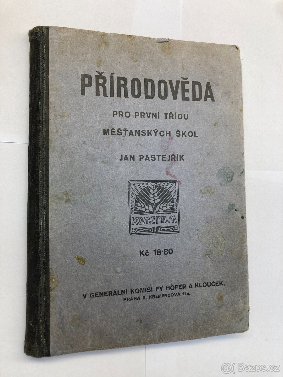 1908 až 1937 - Sada 18 původních učebnic pro střední školy - 12