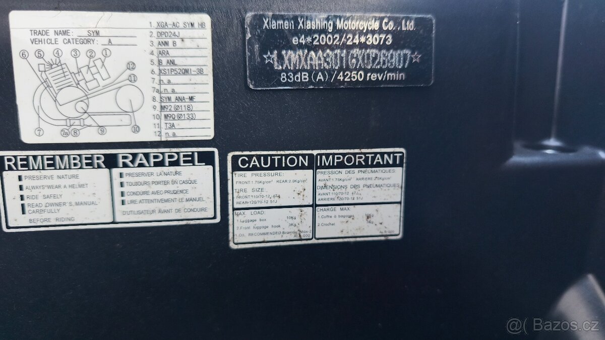 SYM Fiddle 3 125 - 12