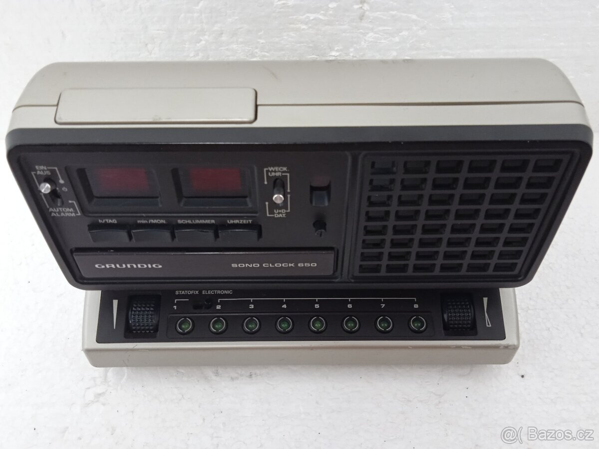 GRUNDIG Sono Clock 650 Retro radiobudík - 12