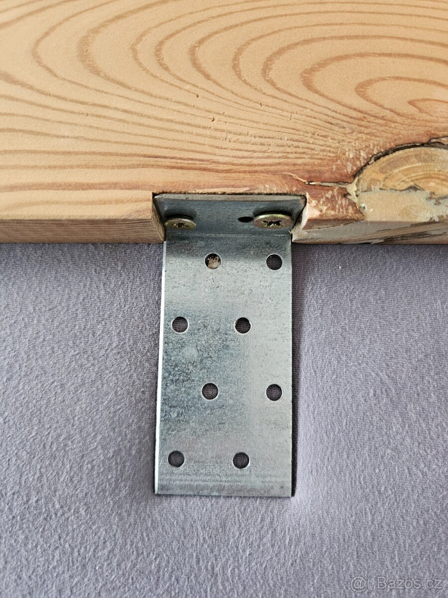 Dřevěná zábrana k posteli - masiv - 12