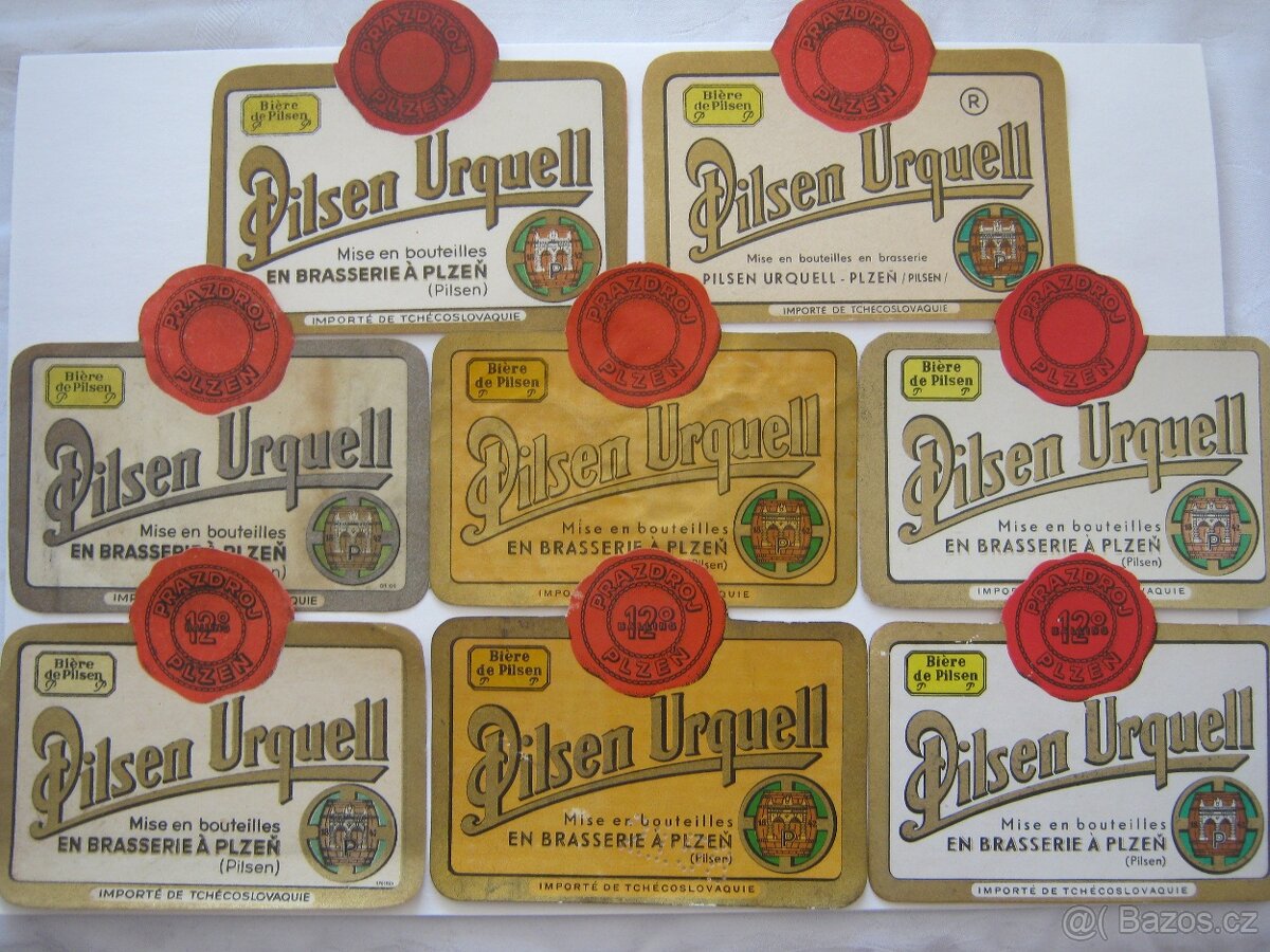 sbírka pivní etikety pivovar Prazdroj Plzeň 930ks - 12