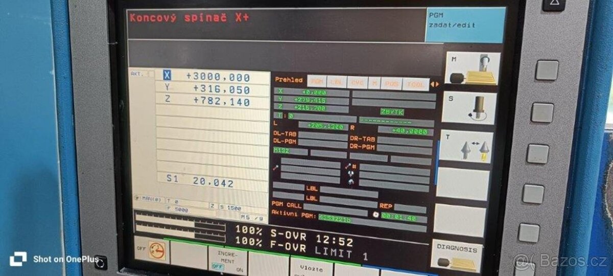 CNC ložová frézka GORATU GBM 31 (8678) - 12