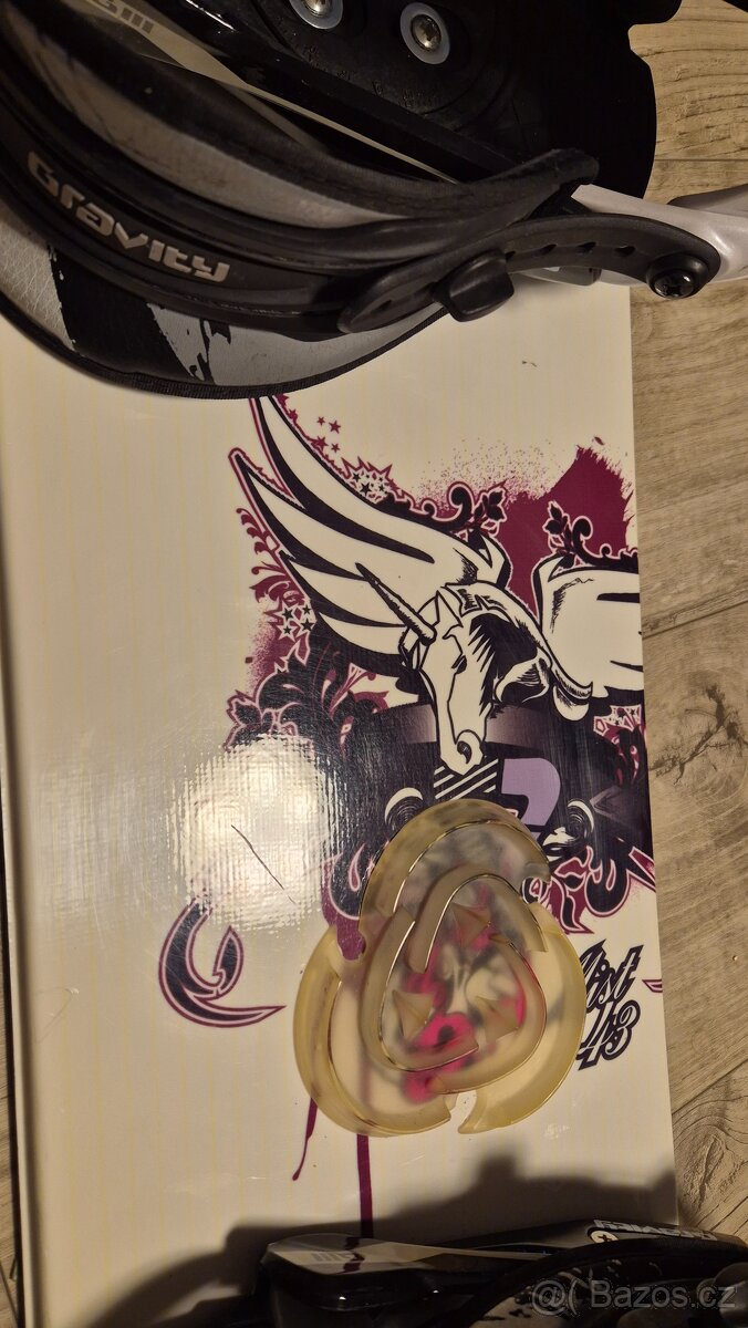Snowboard set Gravity 140 cm - 12