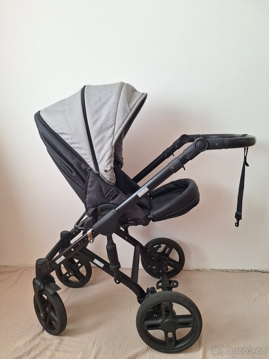 Kombinovaný kočárek Tudore Ranger šedý - 12