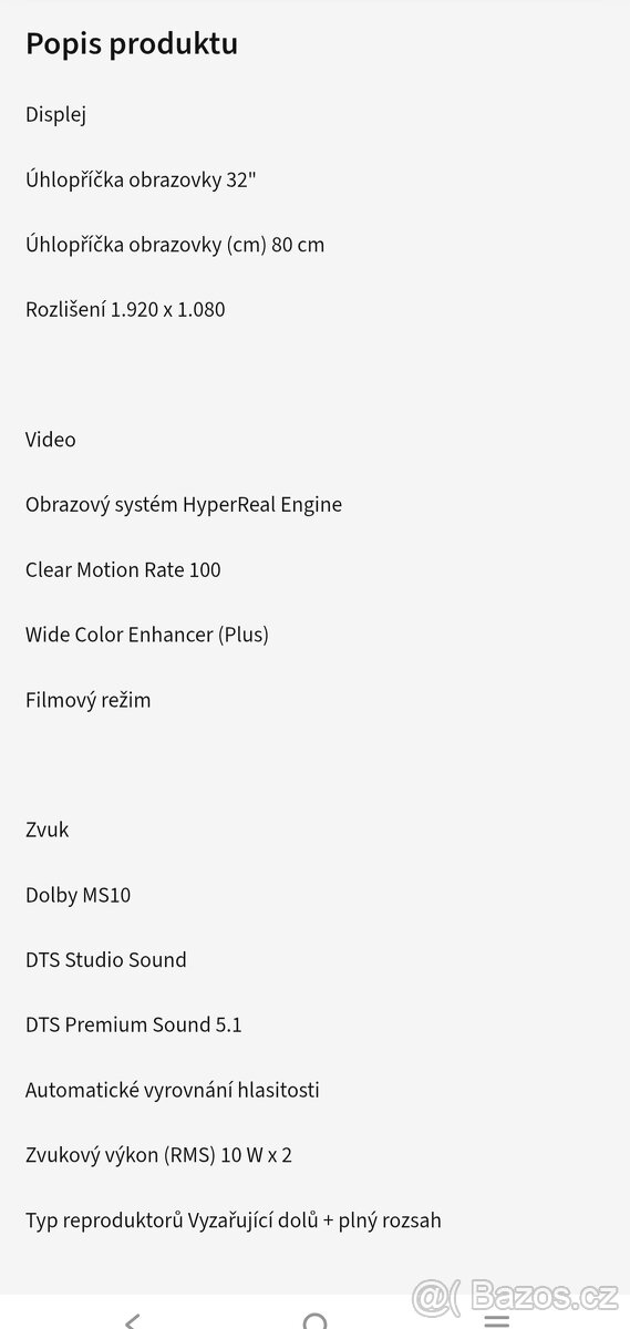 Televize Samsung 32" - 12