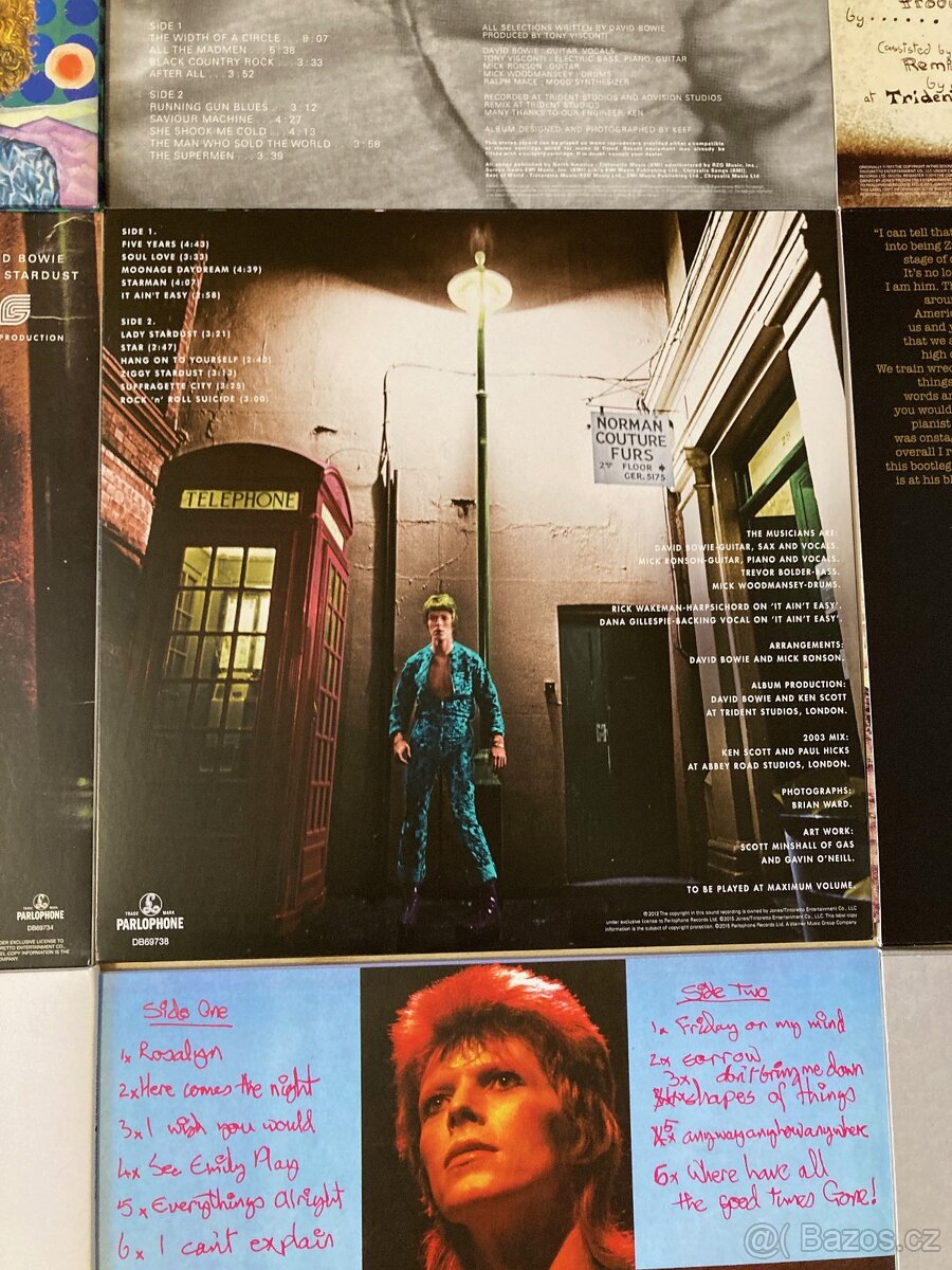 LP Box BOWIE DAVID - FIVE YEARS / 1969-1973 - 14LP - 12