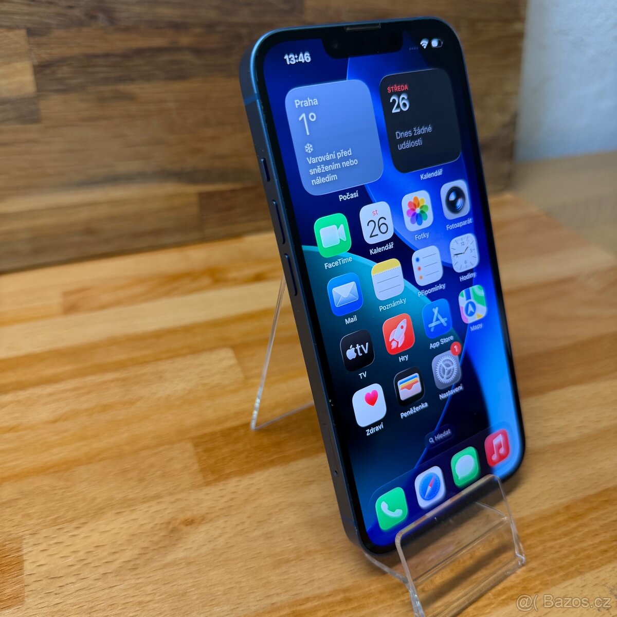 IPhone 13 128GB, modrý (12 měsíců záruka) - 12