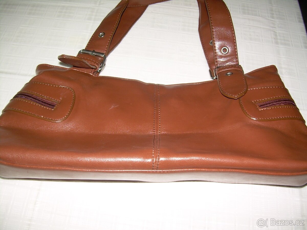 Kožená taška - kabela, batoh, kabelky, aktovka - 12