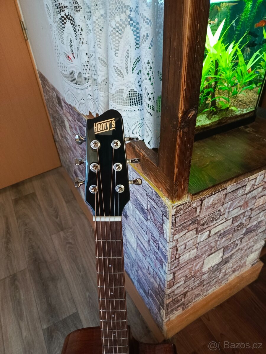 Elektroakustická kytara HENRYS (Nová) - 12