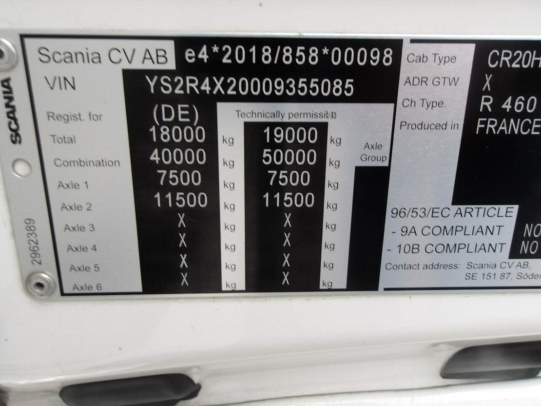 Scania R460 4x2 Lowdeck / 120tkm / Full air - 12