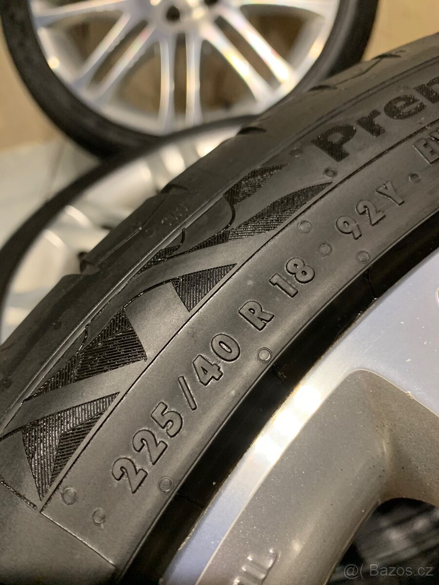 Alu kola Škoda R18 5X112 ZÁNOVNÍ LETNÍ PNEU 225/40 R18 LUXON - 12