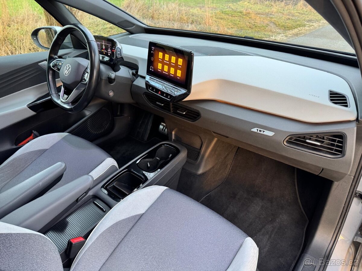 Volkswagen ID.3, 62kWh, SoH90%,KEYLESS,Matrix s DPH 417000,- - 12