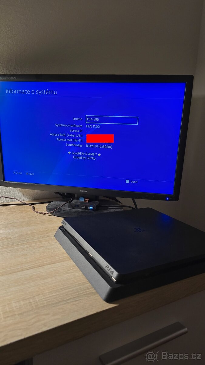PS4 (PLAYSTATION) Slim 500 GB_TOP_JAILBREAK_GOLDHEN_FW 11.00 - 12