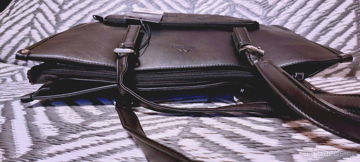 NOVÁ VĚTŠÍ ČERNÁ KABELKA DO RUKY I PŘES RAMENO - 12