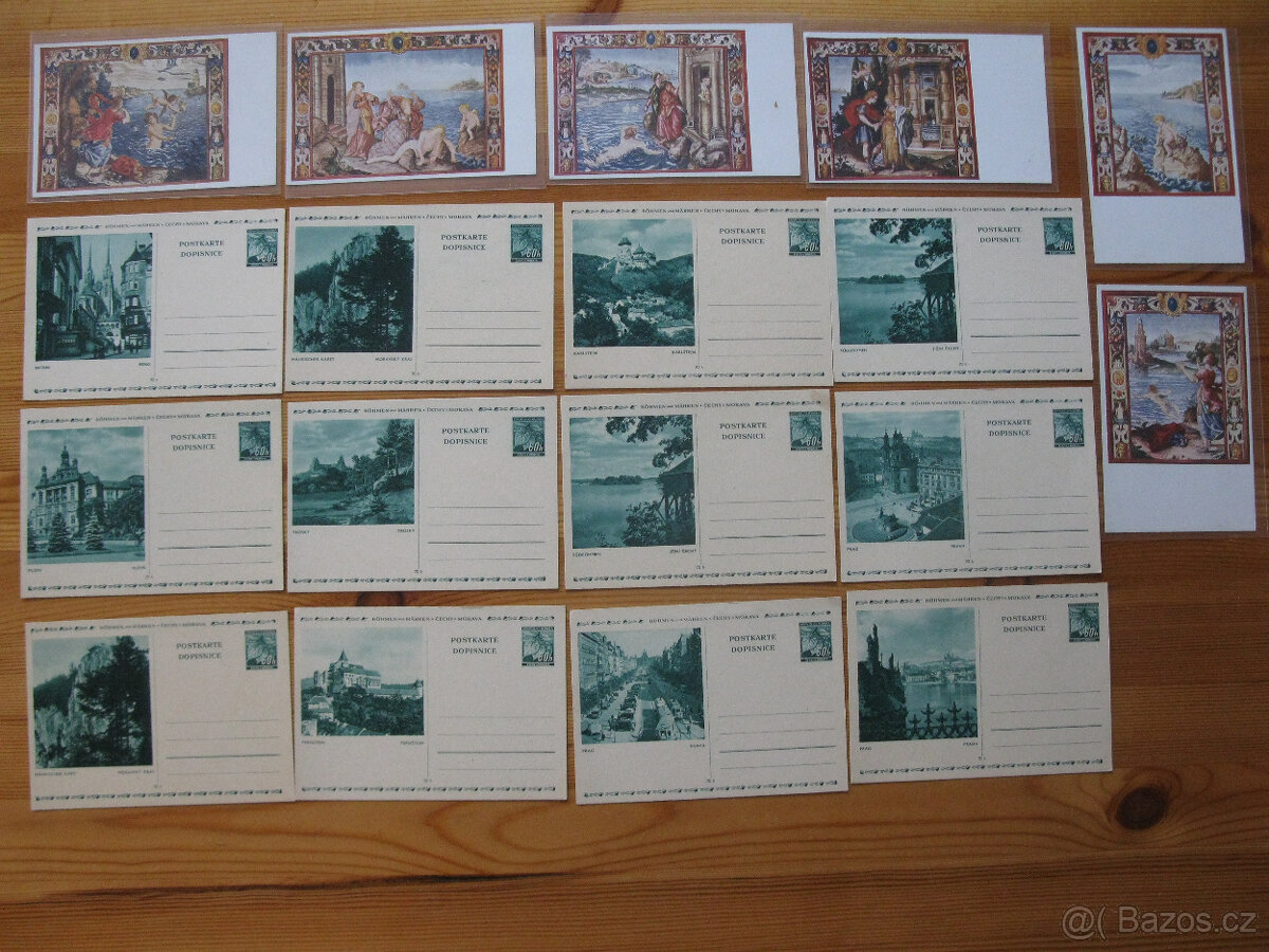 Pohledy-pohlednice různé,kytky,dětské,velikonoční - 12