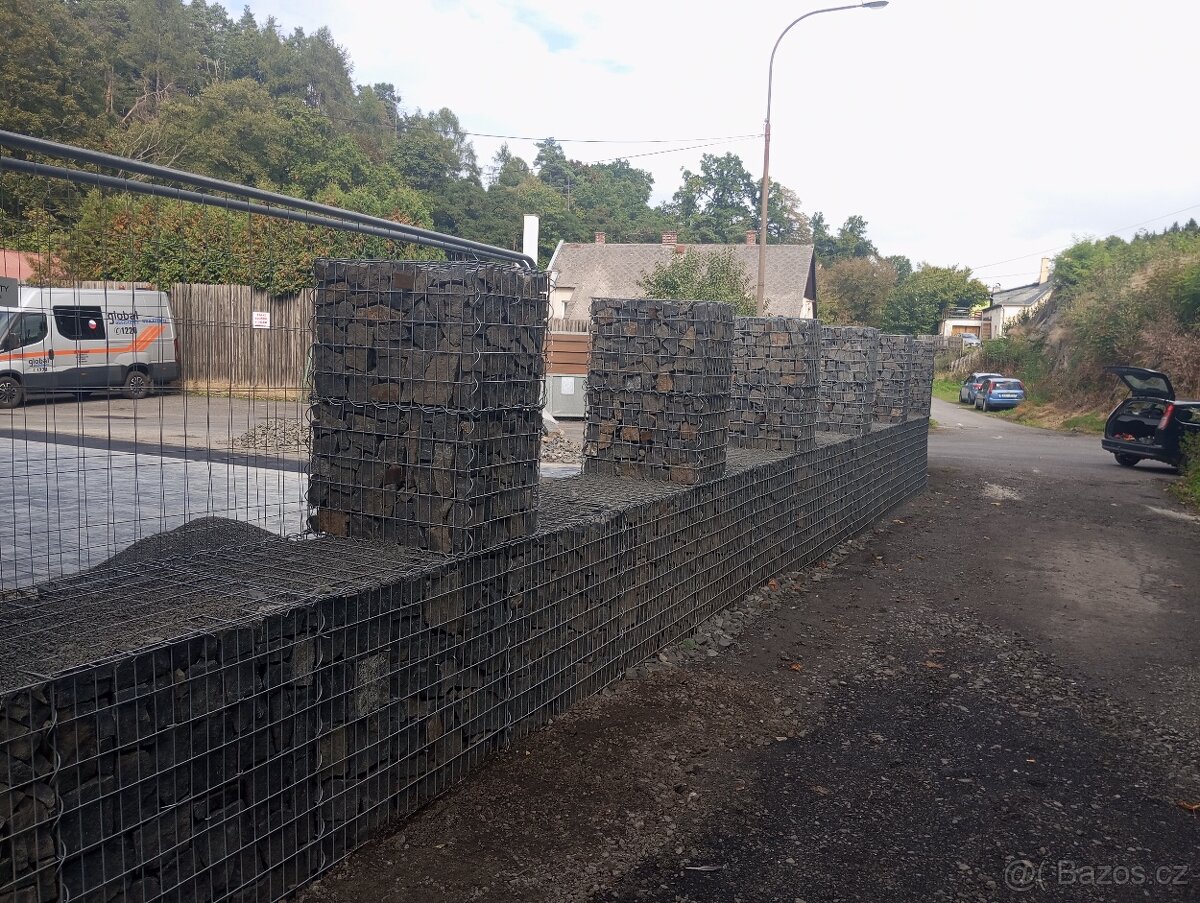 Kamenné stavby a realizace gabionu - 12
