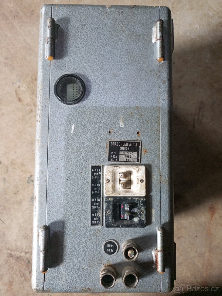 Historické elektromechanické zařízení BRASCHLER & CIE - 12