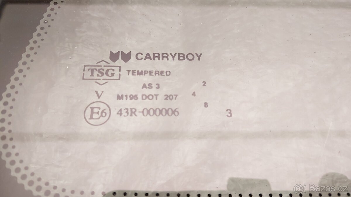 Hardtop Carryboy – Sklo krátké - 12