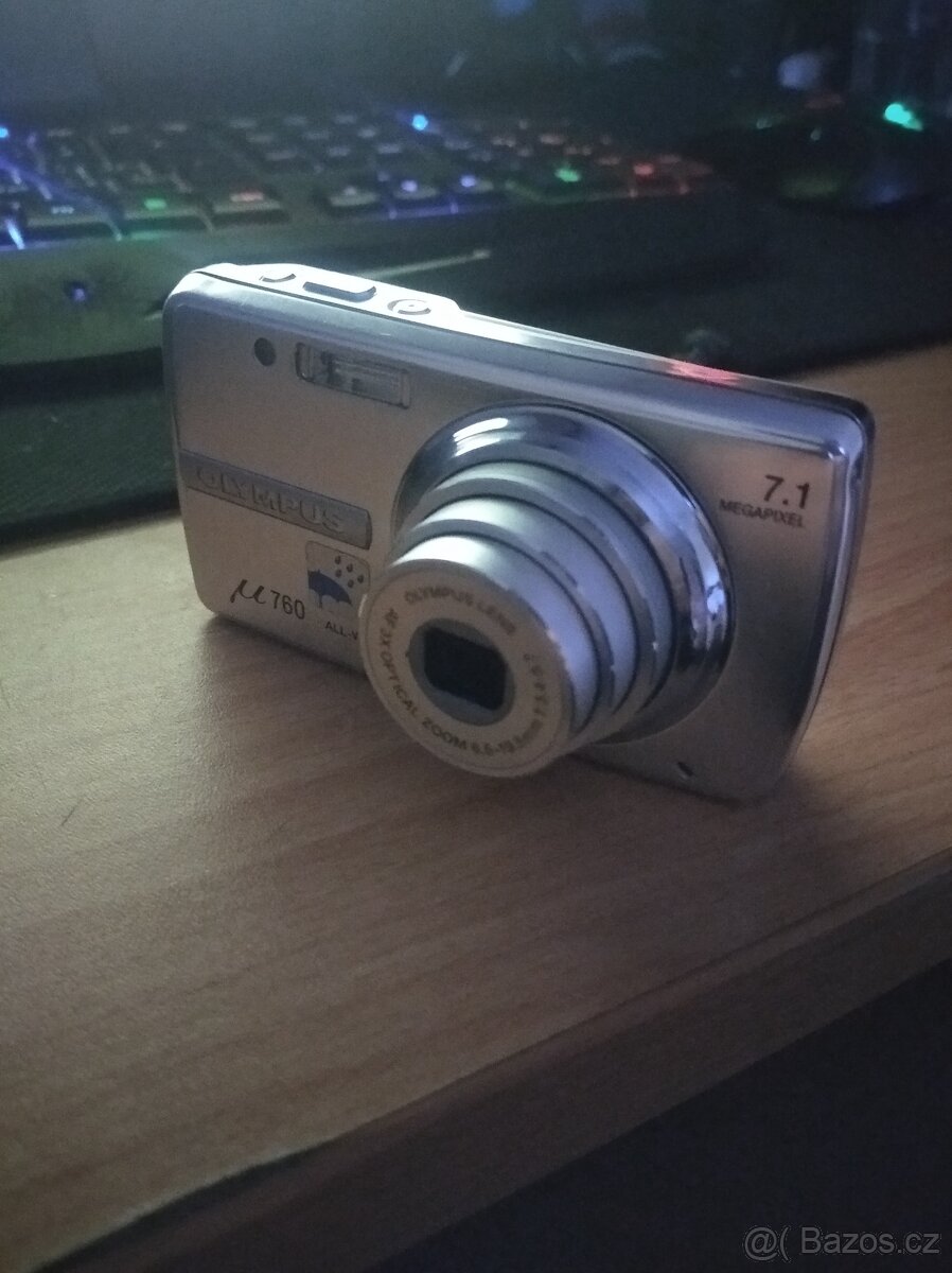Kultovní Olympus µ 760 (Mju) + 1GB xD Karta - 12