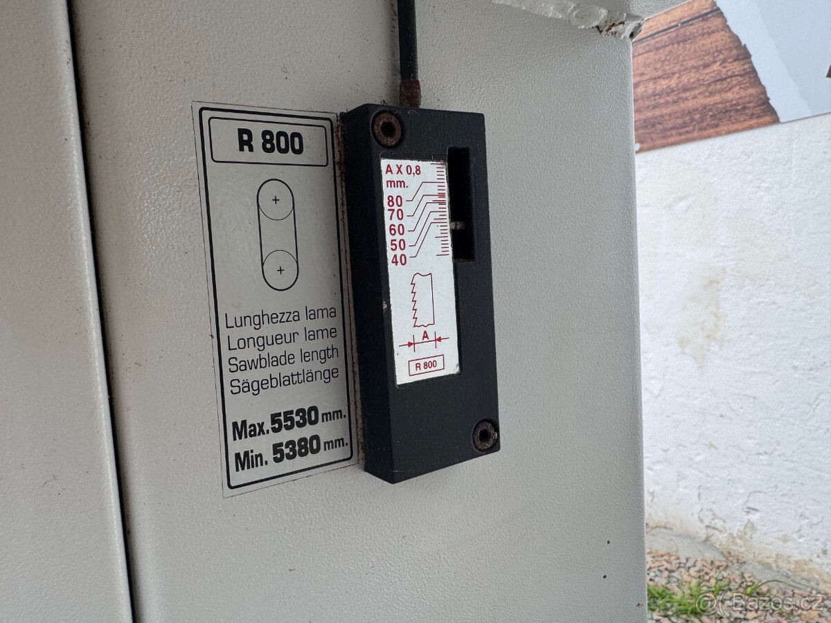 Pásová pila CENTAURO R800 s podavačem - 12