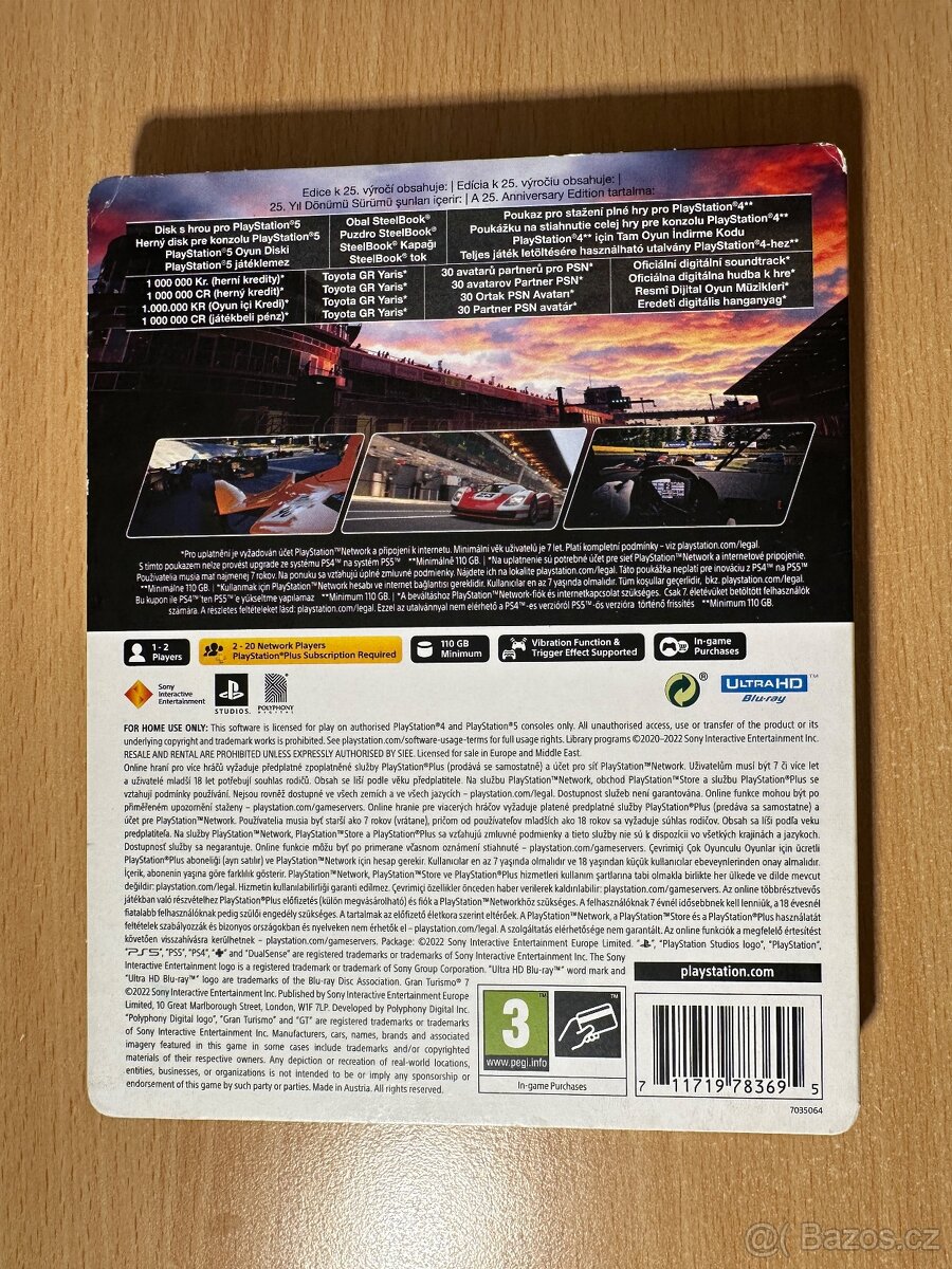 PS5 Gran Turismo 7 25th Edition Steel Box - limitovaná edice - 12