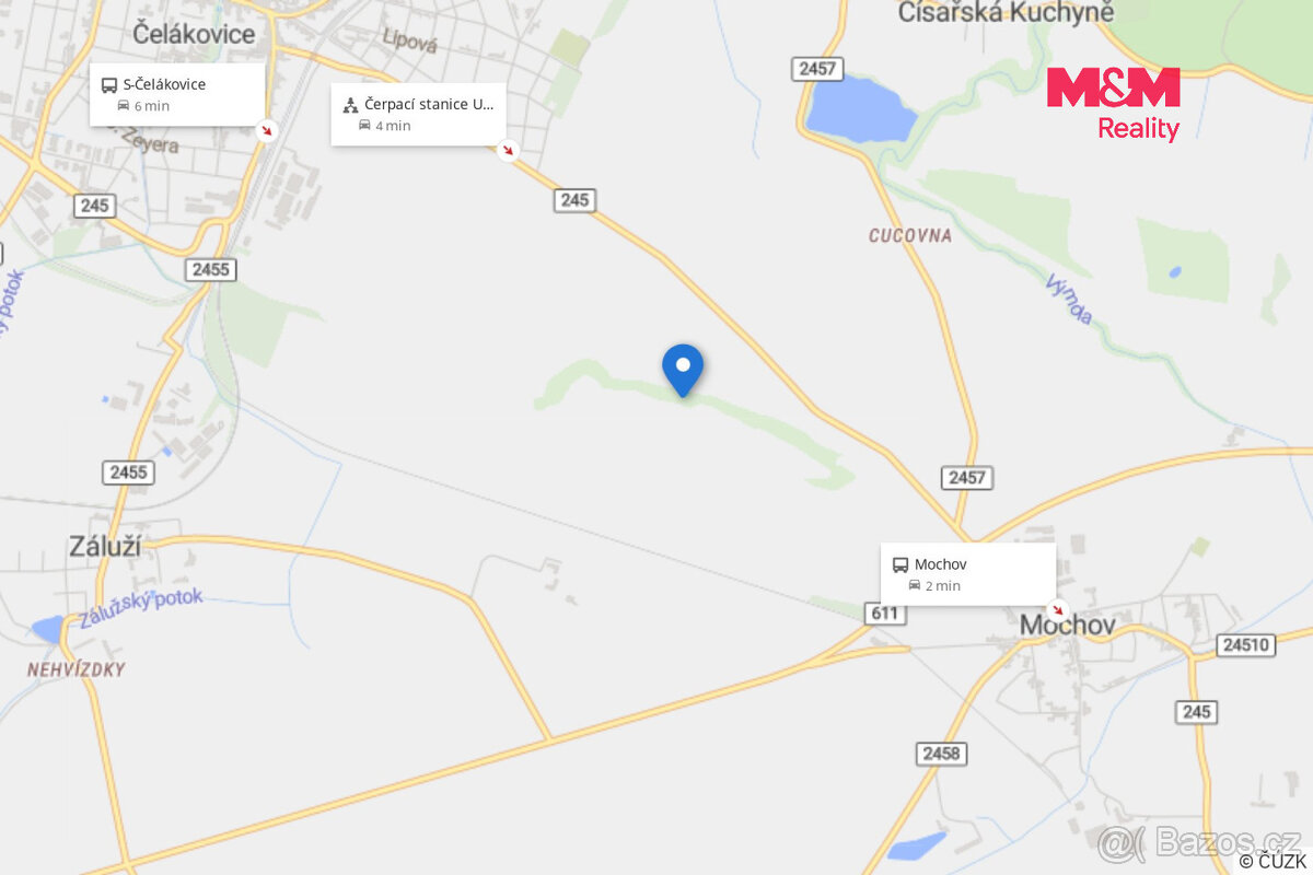 Prodej lesa, 4629 m², Mochov - 12