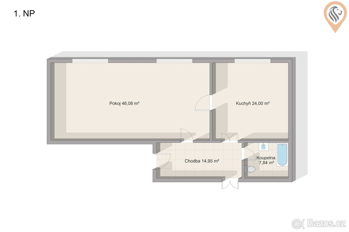 Prodej rodinného domu 253 m², pozemek 288 m², V.B.Třebízkého - 12