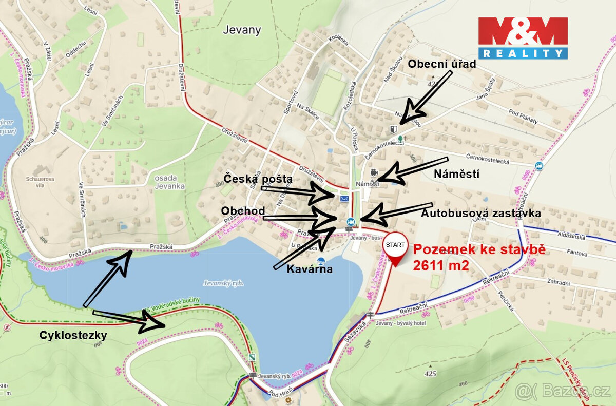 Prodej pozemku k bydlení, 2611 m², Jevany - 12