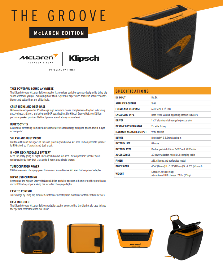 Klipsch reproduktor McLaren - 12