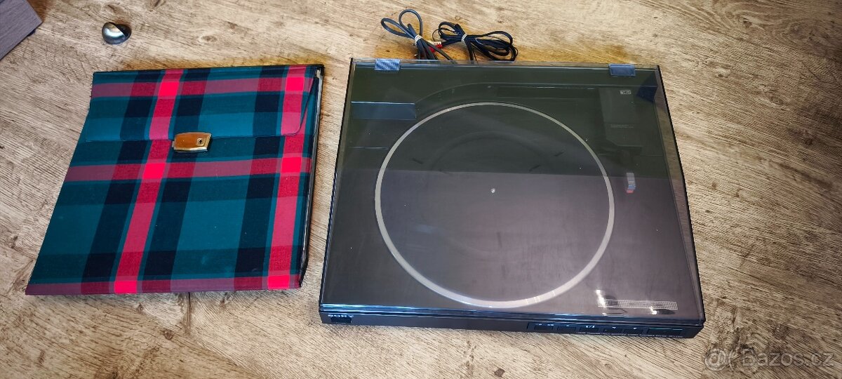 Vintage gramofon Sony PS-LX520 + desky zdarma,čti popis - 12