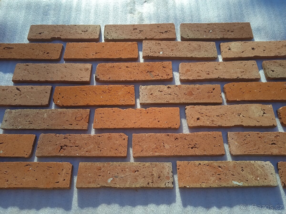 Cihlový obklad pásky z cihly - 12