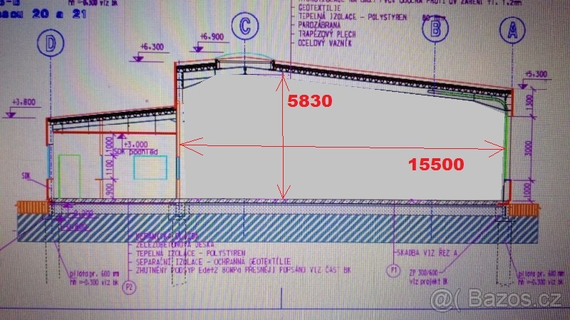 Hala montovaná 135x 18 DEMONTOVANÁ - 12