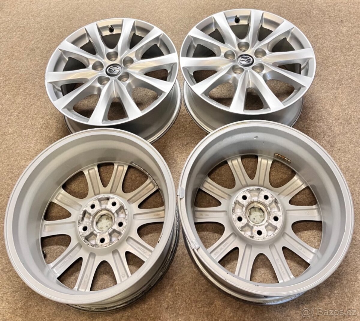 5x114,3 R17 originál Mazda alu disky - ET 50 - 12