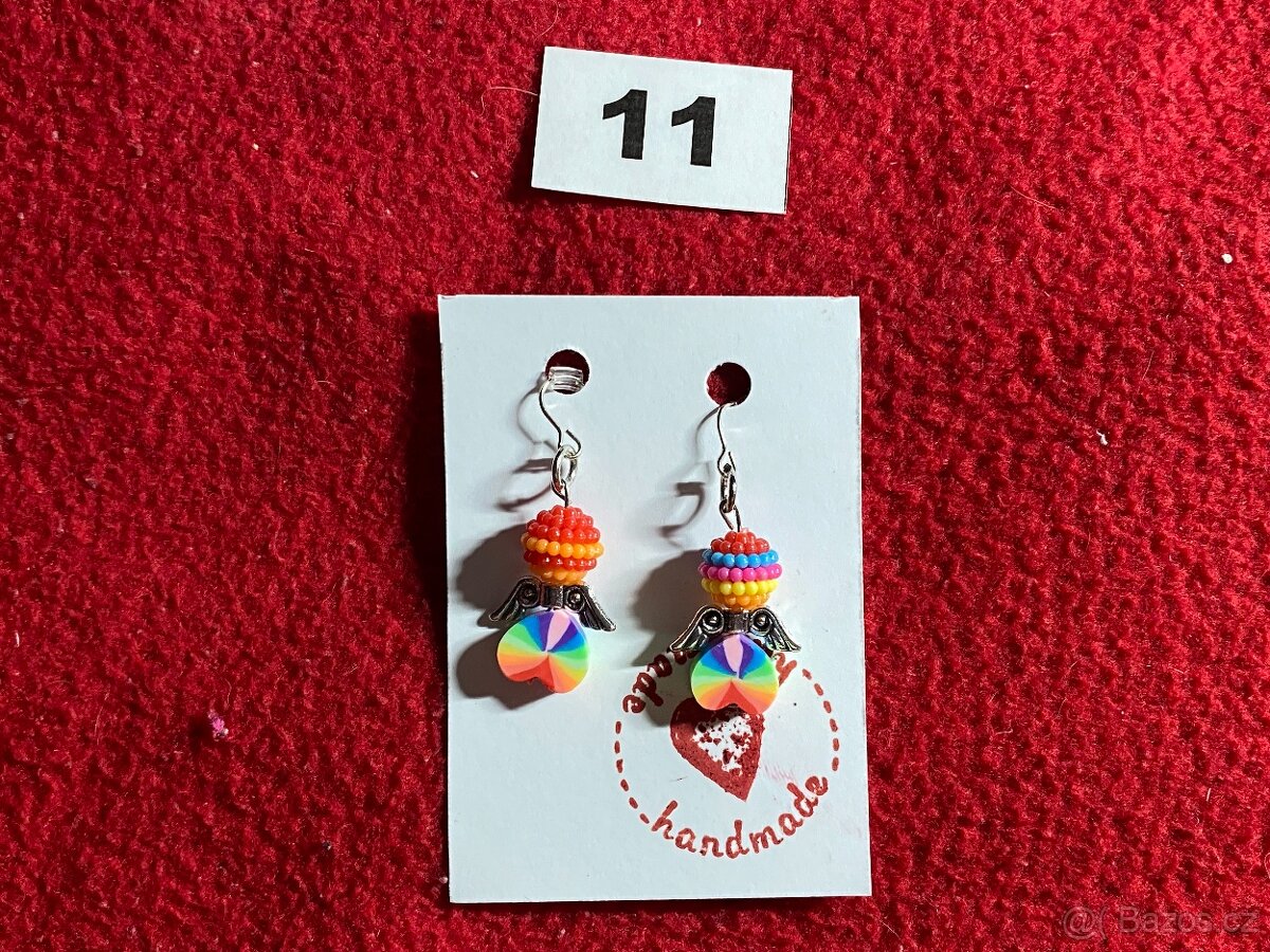 Naušnice - andílek - více variant - 12