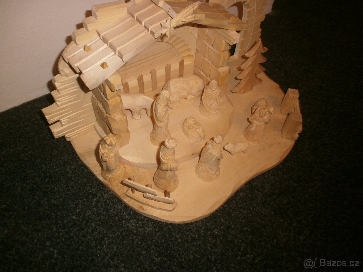 Dřevěný betlém 14B6 - 12