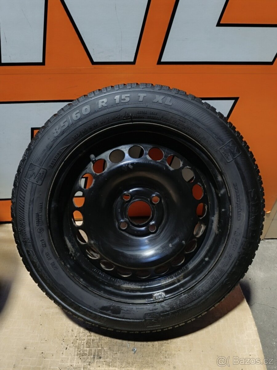 Zimní sada Opel Corsa 4x100 , ET39 , 185/60 R15 - 12