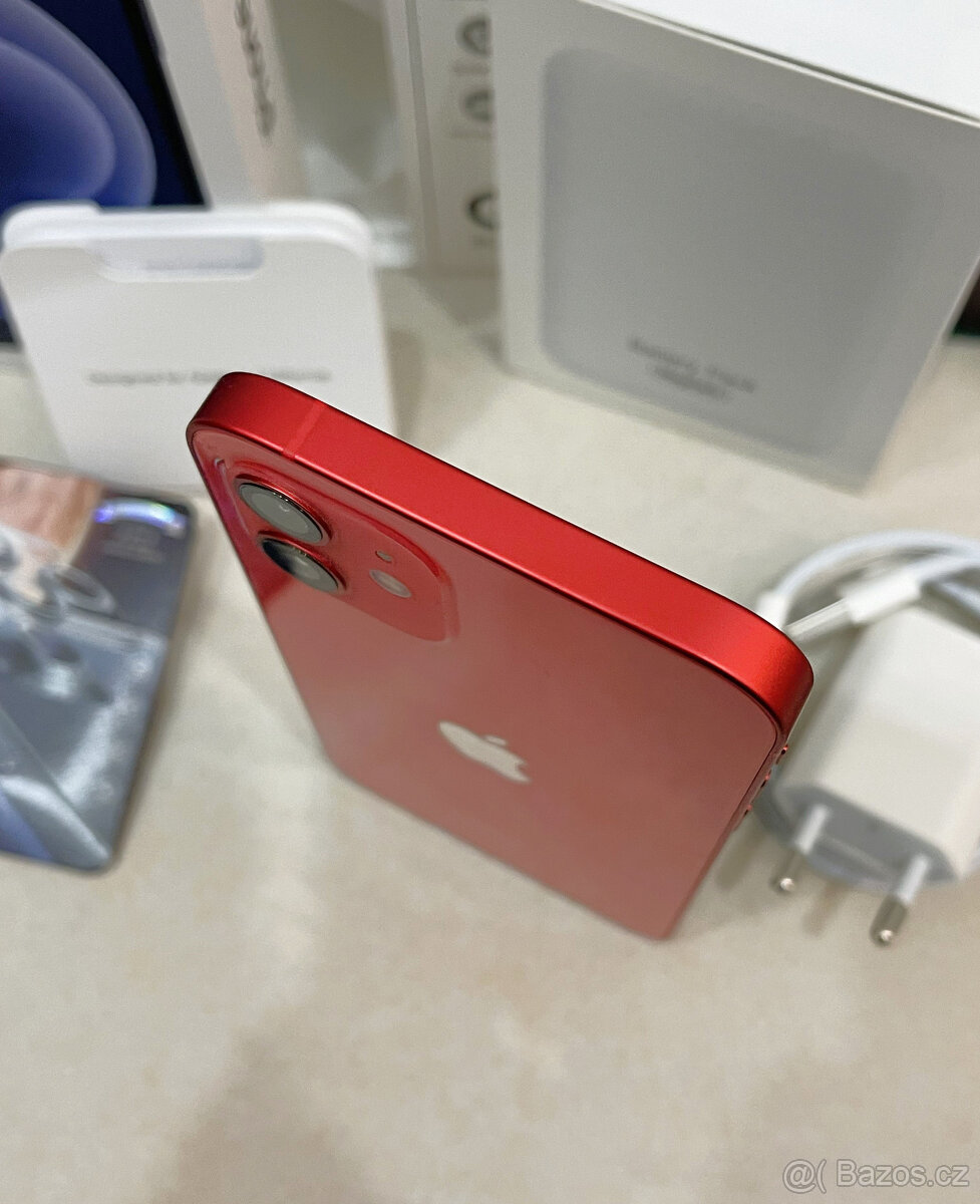 🍏 Apple iPhone 12 128GB - Red (12m. ZÁRUKA) + MEGA DÁRKY - 12