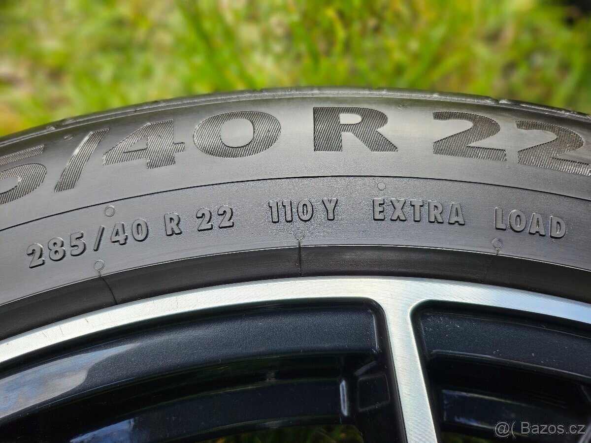 Kompletní letní orig. Audi Q8 SPORT - 285/40 R22 XL - 5x112 - 12