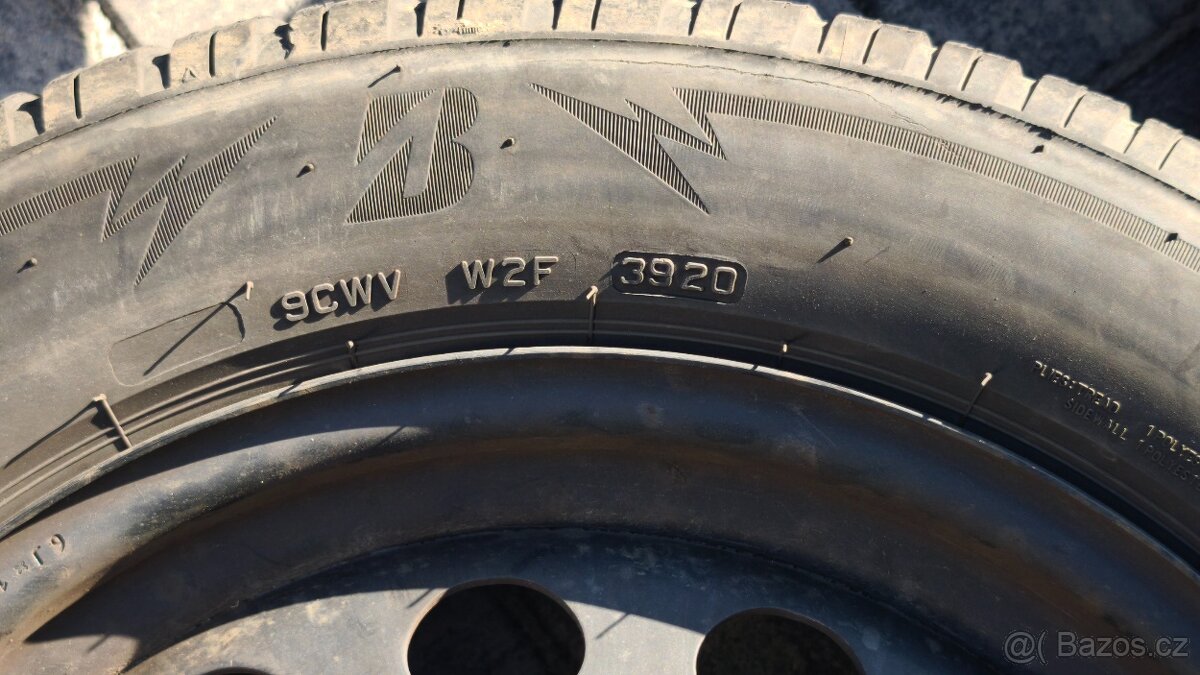 P plechová kola + zimní pneu Bridgestone - Scala, Kamiq - 12