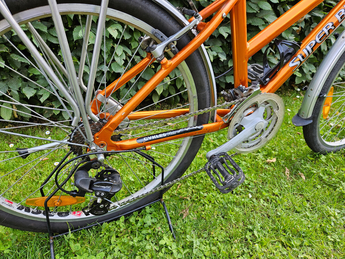 24" horské hliníkové kolo SUPERBIKE, rám 15" od 130 cm - 12