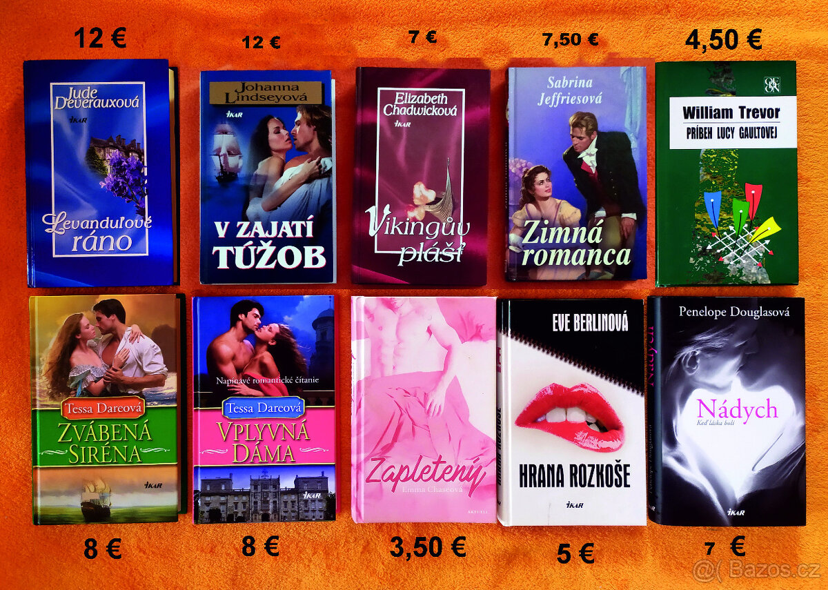 Romány, beletria, romantické, historické, detské knihy - 12